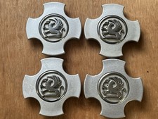 x4 Original Vauxhall Corsa C Alloy Wheel Centre Caps Set