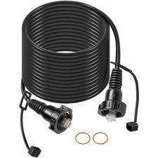 Threaded Power Cable,Network Ethernet Cable for GMM 150 010-11425-01 20 Feet