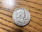 1951 Benjamin Franklin Half Dollar U.S. 50c Piece 90% Silver Coin
