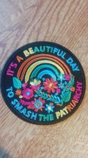 "It's a beautiful day" Patch - Brand New