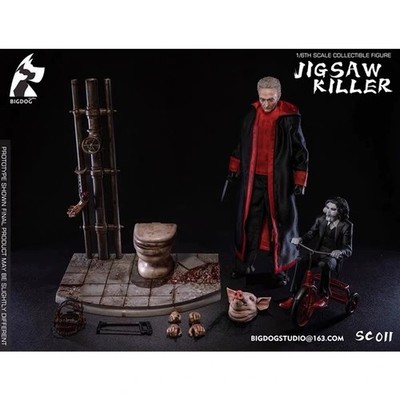 BIGDOG STUDIO Saw Jigsaw Killer 1/6 scale John 12'' Action Figure SC011/SC012