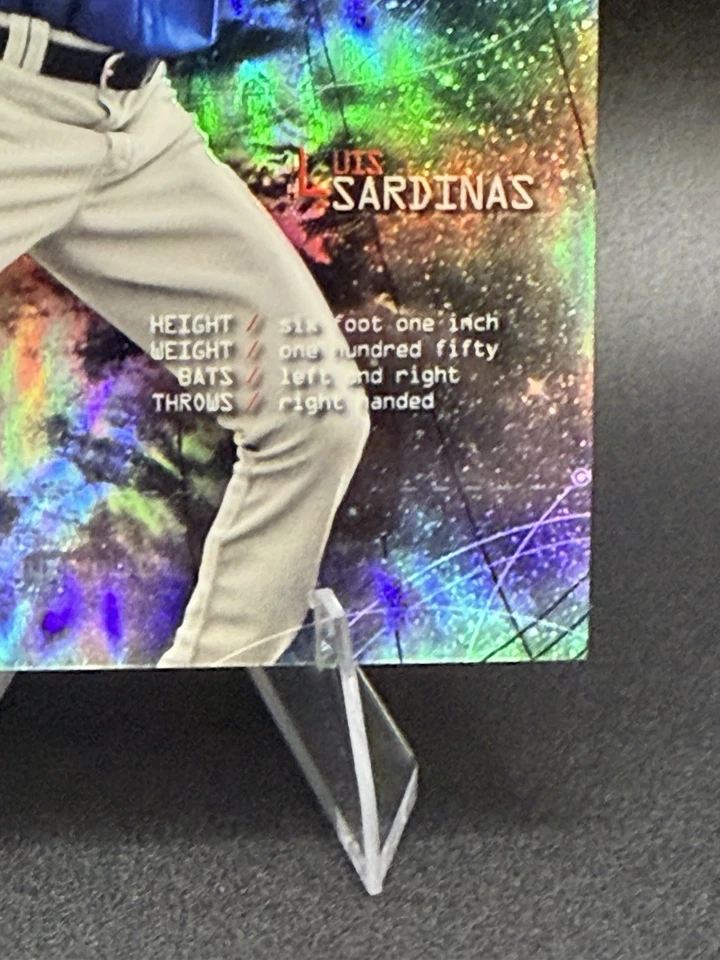 2014 Bowman Sterling Luis Sardinas #6 Refractor /199- Texas Rangers - Image 4 of 4