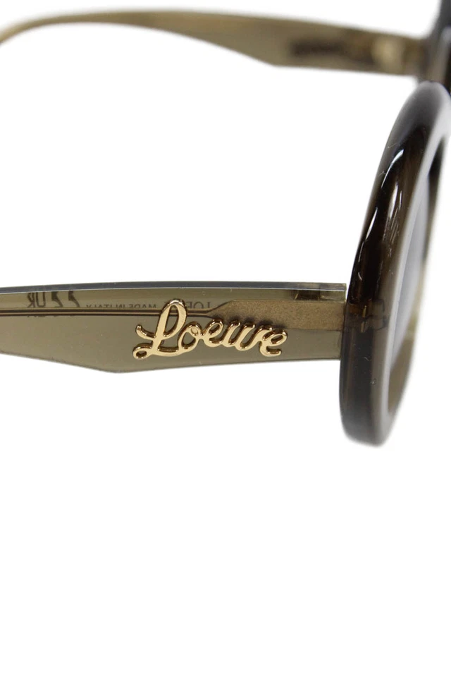 Loewe Womens Large Oval Grey Lens Sunglasses Brown LW40077F - Image 3 of 4