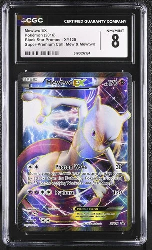 MEWTWO EX Black Star Promo #XY125 CGC 8 Pokemon [Nostalgium]