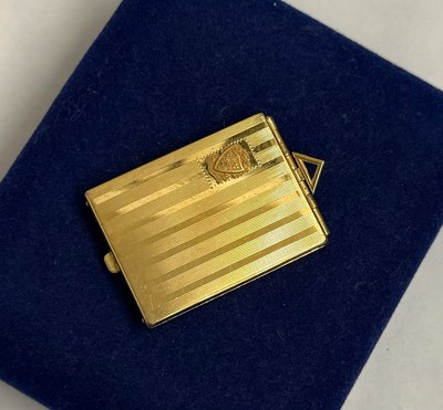 #ad #ad 14.6g Clean Shield gold filled Locket Ornate Shell Gf Pendant Vtg Victorian 1.8” $88.00