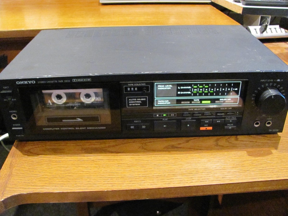 ONKYO TA-2026 Cassette Deck Dolby B /C WORKS GREAT ALL FUNCTIONS