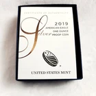 2019-W American Silver Eagle Proof $1 Coin 1 oz .999 Silver OGP COA