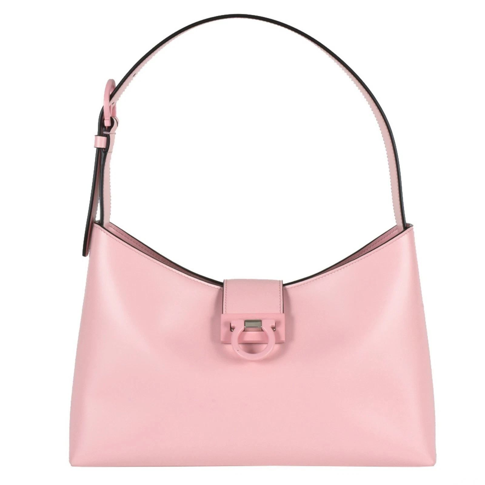 Salvatore Ferragamo Ferragamo Gancini Trifoglio Shoulder Bag Leath... GZl12z4v