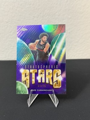 Topps 2026 Topps Chrome Stratospheric Stars ST-18 Cade Cunningham 69/75 SSP