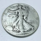 1946 Liberty Walking Silver Half Dollar - 90% Silver - Circulated Us Coin #8255