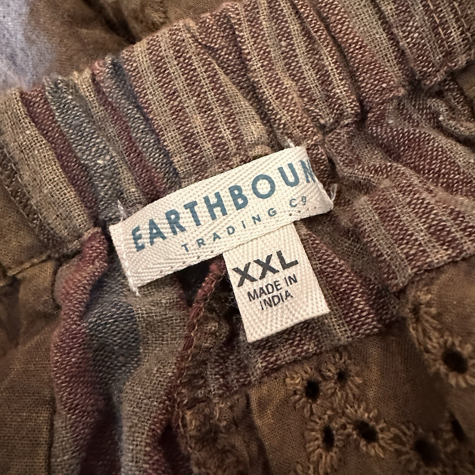 Earthbound Brown Mushroom Patchwork Overalls Jump… - image 8