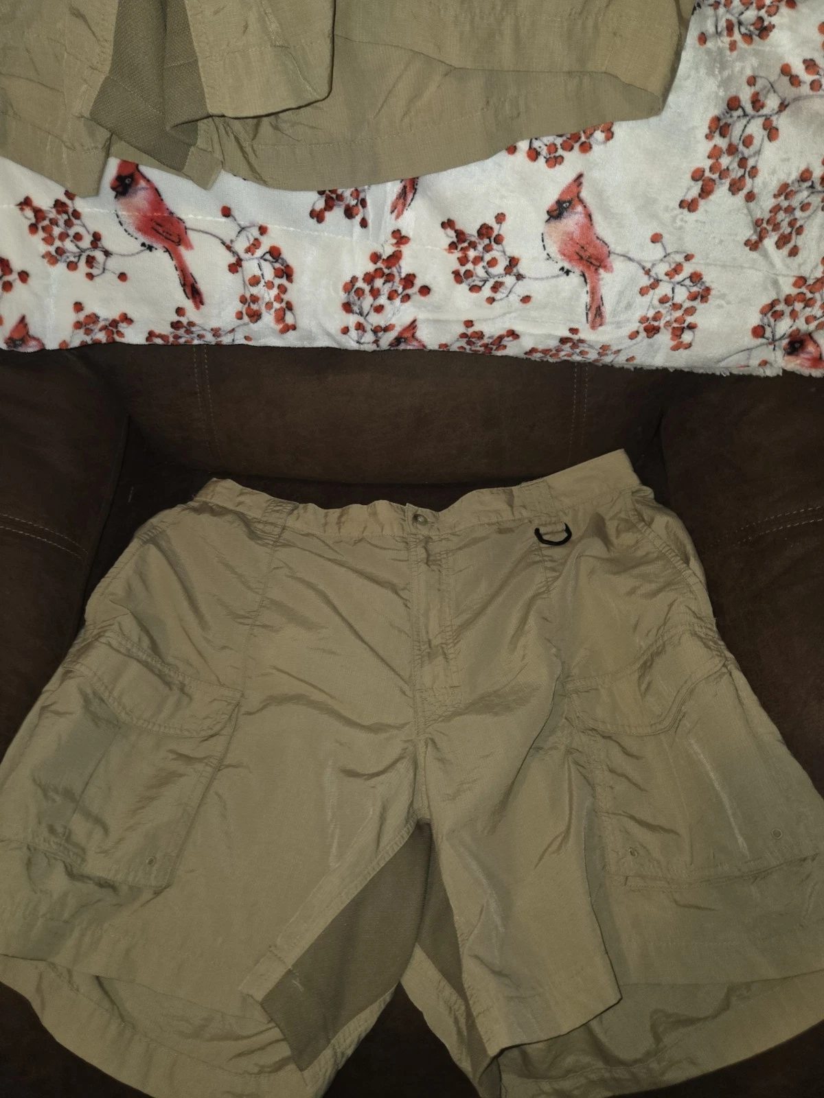 2 Pair Columbia PFG Men's Performance Fishing Gear Shorts Size XL/36 Khaki