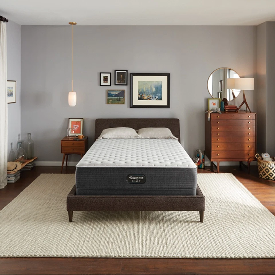 Colchón Simmons Beautyrest plateado híbrido extra firme Cal King - 700810102-1070 Foto 3 de 4