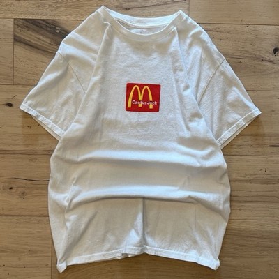 baggy grail cactus jack sesame graphic tee travis scott x mcdonald s - white