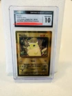 Pokémon TCG Celebrations Pikachu Gold Metal Card 58/102 CGC 10