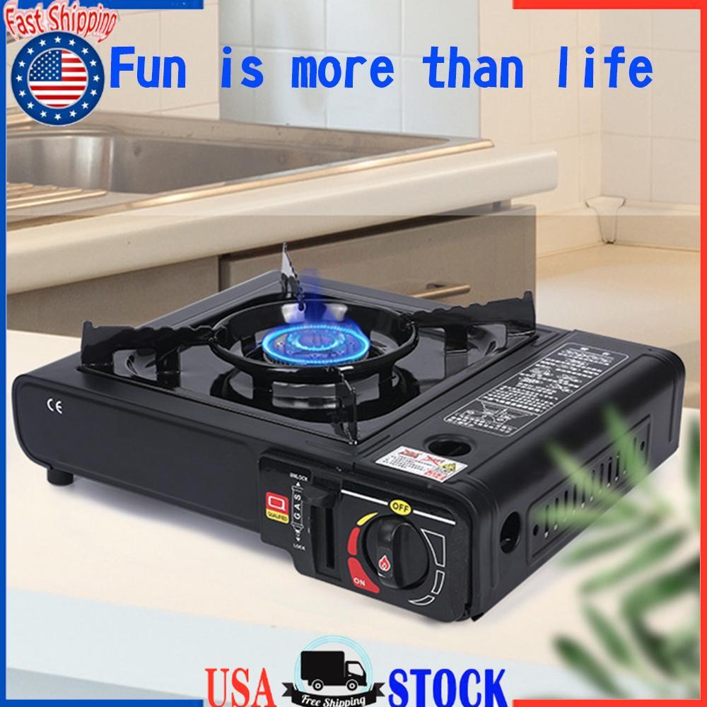Dual Fuel Butane Propane Camping Stove Portable Tabletop Burner