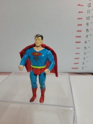 VINTAGE DC SUPERHEROES SUPERMAN COMPLETE WITH CAPE TOYBIZ 1989