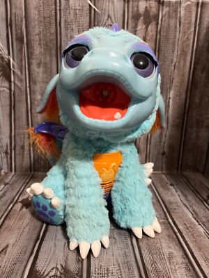 Fur Real Friends Torch My Blazin' Baby Dragon Dinosaur Animated Pet Light  Sound