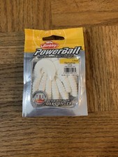 Berkley Powerbait Power Grub White 3 in-1ea 15 ct Pkg.-Brand New-SHIPS N 24 HOUR