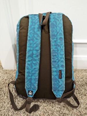Vintage Jansport Backpack Leather Bottom Turquoise Aztec Retro | eBay Vintage Jansport Backpack Leather Bottom Turquoise Aztec Retro | eBay