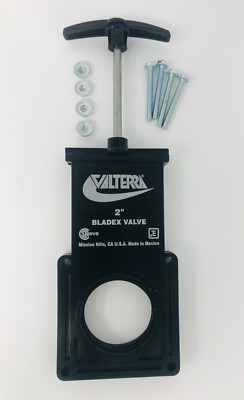RV - 2'' Valterra Sewer Waste Gate Slide Valve , Part # T1002VP