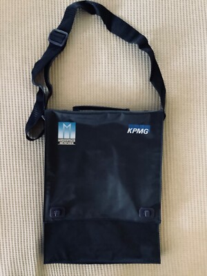 KPMG Laptop Umhängetasche Schultertasche Dunkelblau 26x33,5x6 cm unbenutzt NEU 