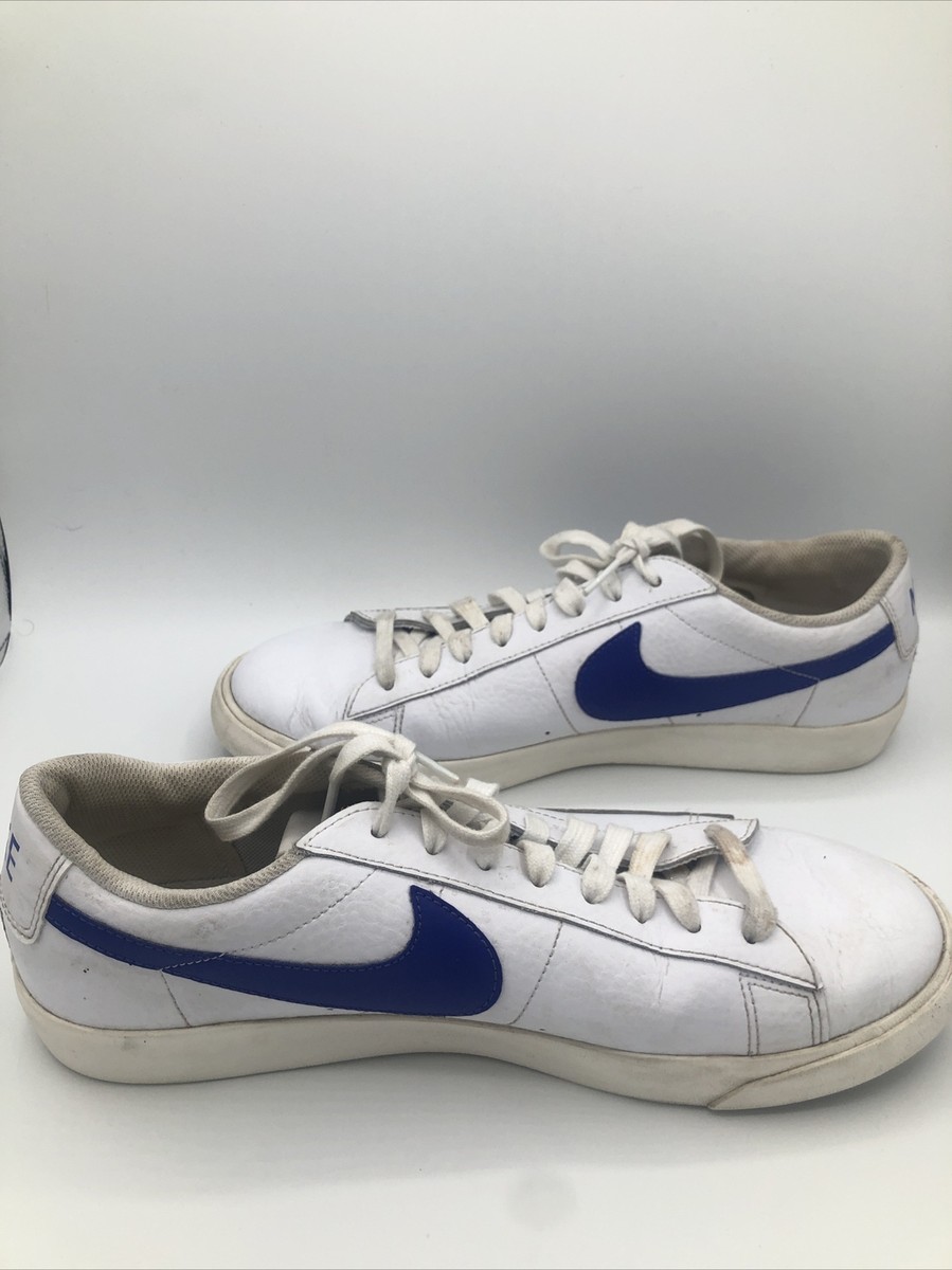 Nike Blazer Low Blue Leather Nike Nike Sneaker Sb Blazer Low White