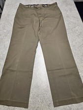 Roundtree Yorke Travel Smart Men's Brown Khaki Pants Size 36x30
