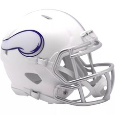Minnesota Vikings 2024 White Alternate Riddell Mini Helmet