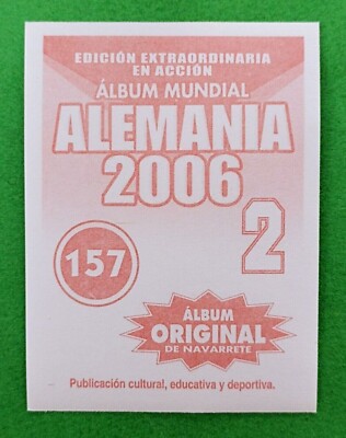 2006 Navarrete Germany World Cup FIFA Action #157 DENNY LANDZAAT