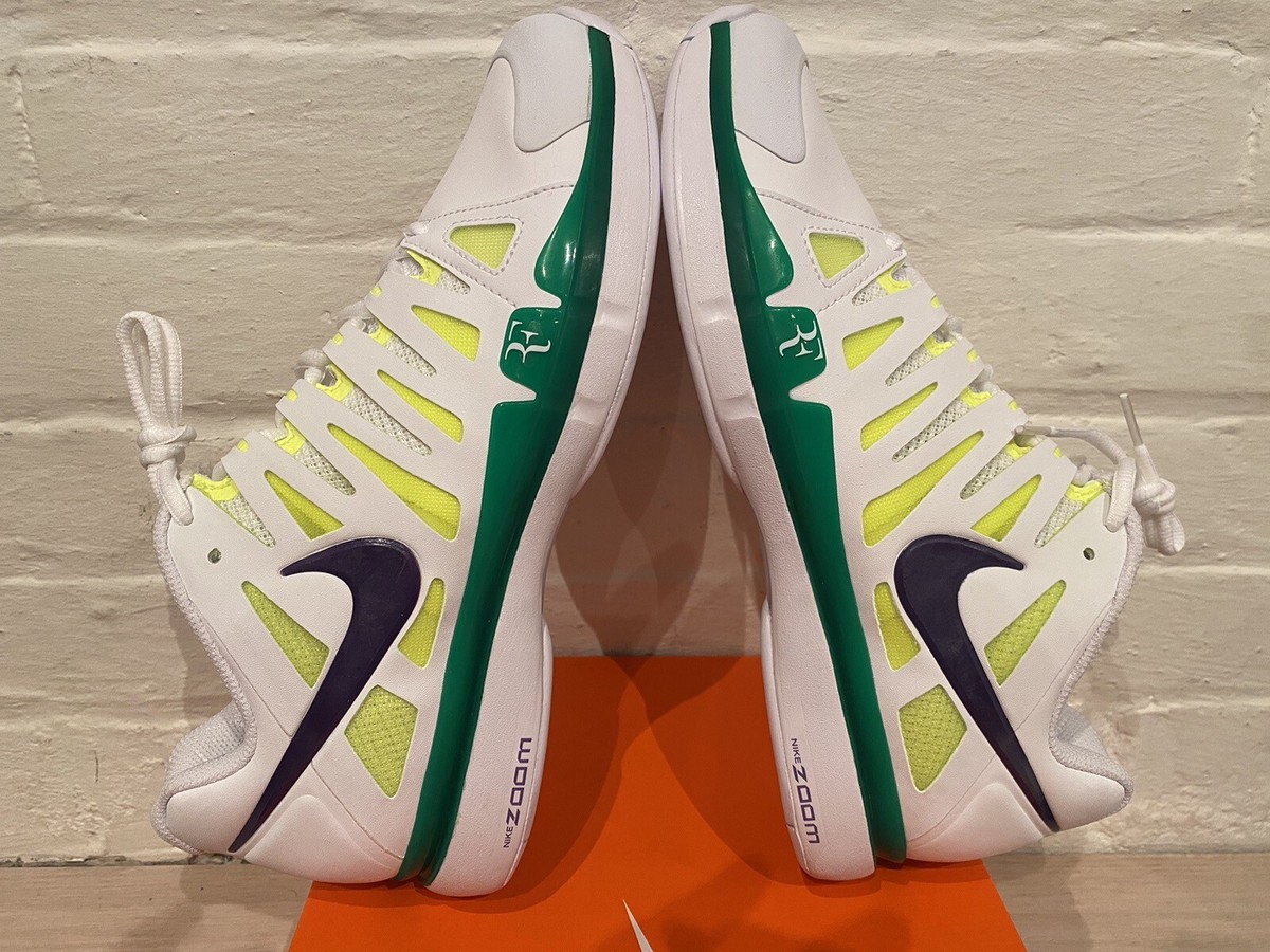 Nike Roger Federer RF 2012 Wimbledon Zoom Vapor 9 Tour SL Size 9.5