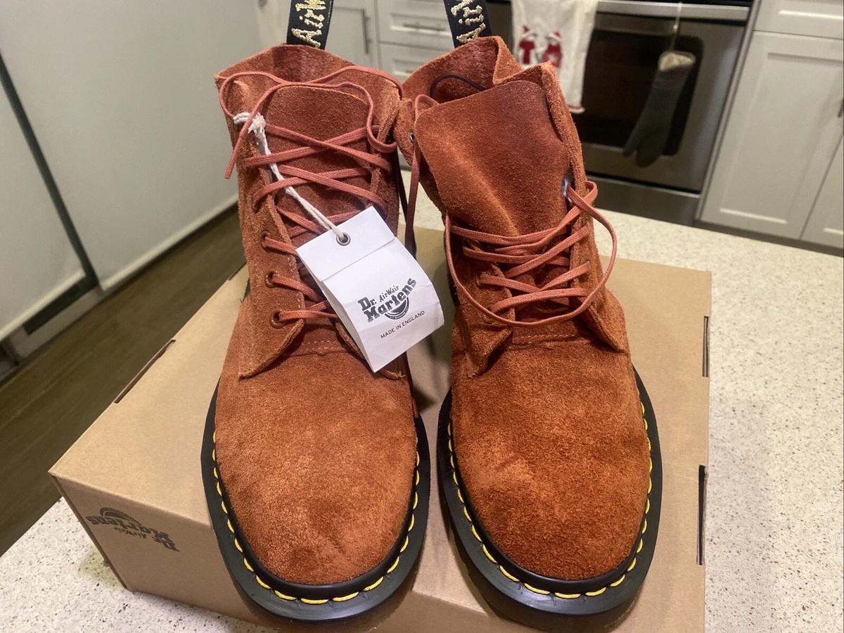 Dr. Martens 101 Made In England Mens Brown Desert Suede Boots UK8