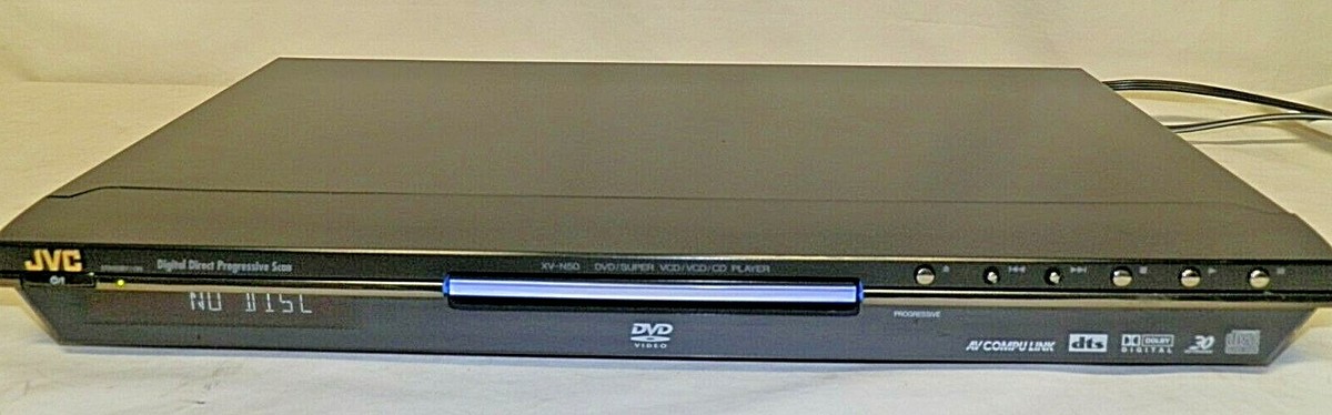 JVC XV-N50BK DVD / Super VCD / VCD /CD Player, Excellent Condition