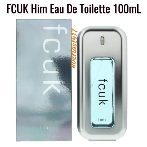 FCUK Him Eau De Toilette 100ml Oriental Woody Fragrance for Men Perfume Spray