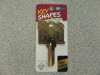 LUCKY LINE B405S BRASS HOUSE SCHLAGE SC1 KEYWAY KEY SHAPES