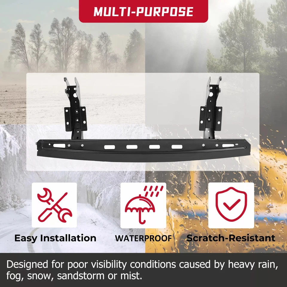 For 2015-24 Ford Transit 150 250 350 Rear Bumper Reinforcement Bar Cross Member Foto 3 de 4