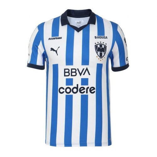 JERSEY PUMA RAYADOS DE MONTERREY SOCCER MENS HOME 24-25 WHITE-BLUE