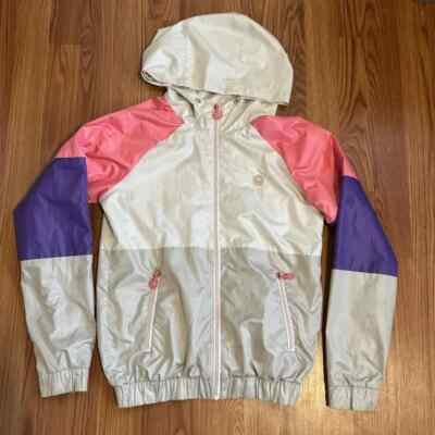 Pull & Bear Colorblock Retro Windbreaker Jacket Size S