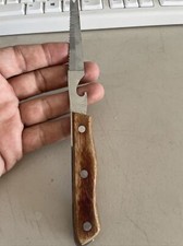 VINTAGE JAPAN NATIONAL HEADQUARTERS SERRATED KNIFE, MADE IN USA (9A)