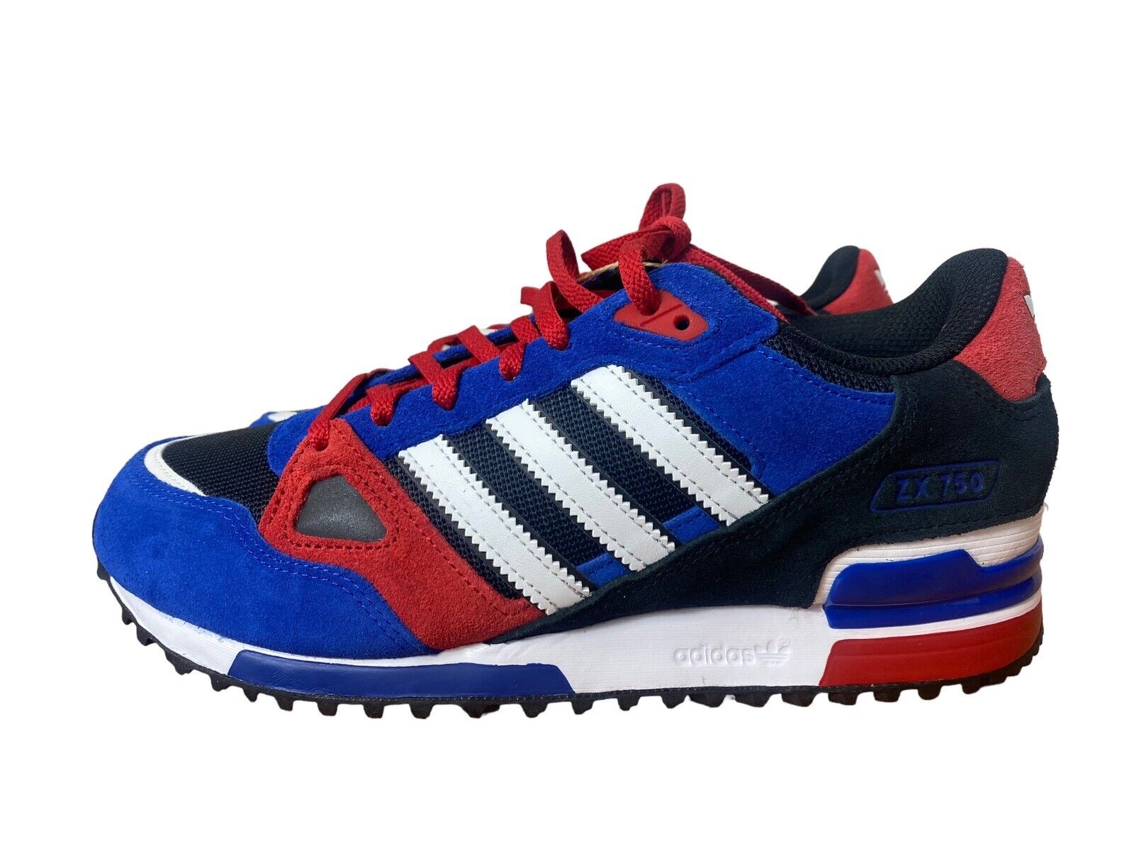 Adidas ZX 750 'Red/White/Blue/Black' MISMATE Size L:8 R:7.5 - FZ5894