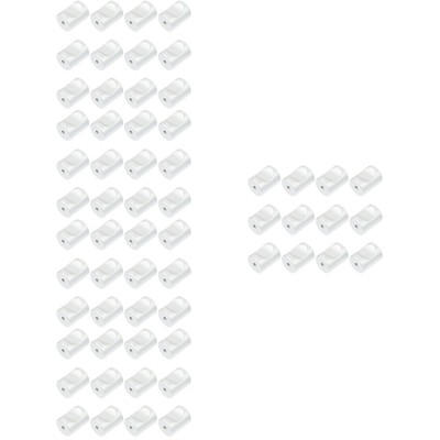 60 Pcs Knöpfe Zylindrischen Metall Einzel Loch Schublade Knöpfe