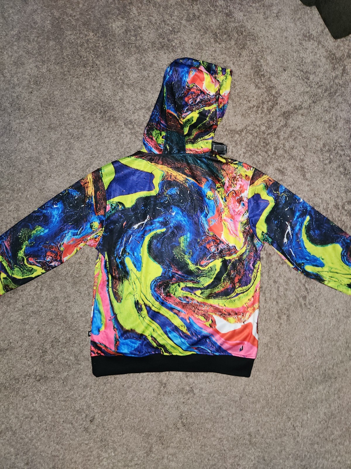 Legend Encrypted Psychedelic Pullover Hoodie Size… - image 2