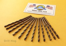 Drill Hog  3/32" Drill Bit HI-Molybdenum M7 3/32 Bit 12 Pack Lifetime Warranty