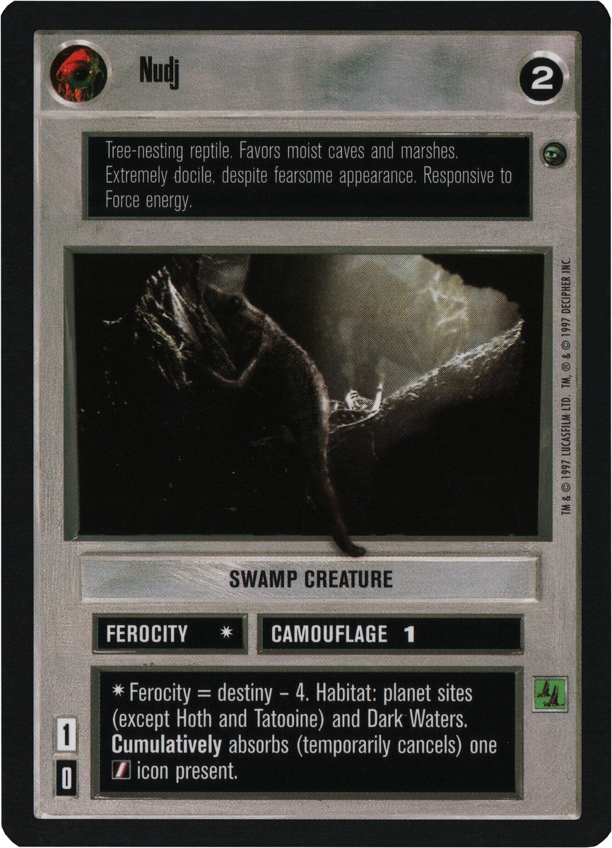 Nudj (Dagobah-Limited) | Decipher Star Wars CCG | NM/LP | eBay