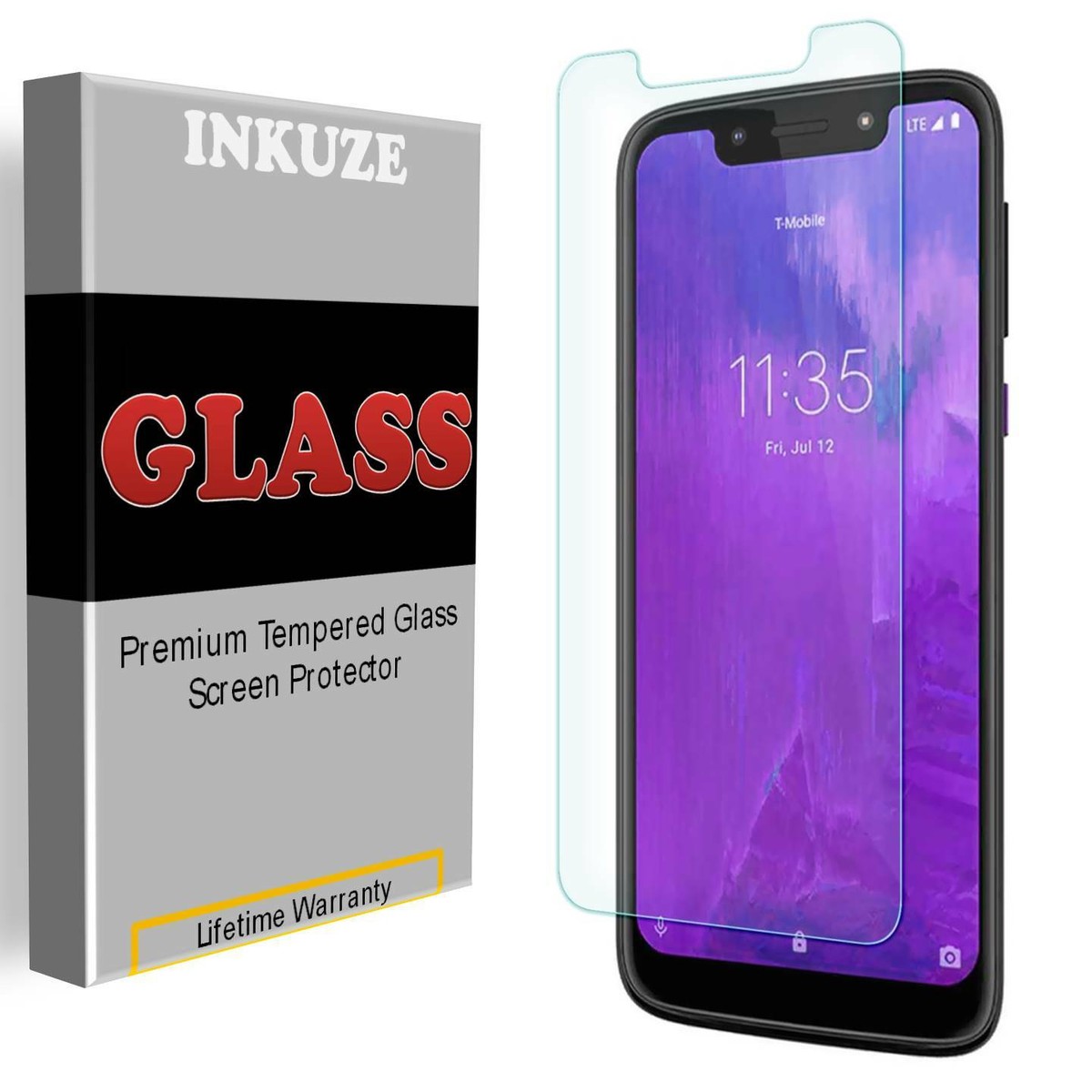 Glass Protector T Mobile Lifetime Screen Protector Tempered Glass