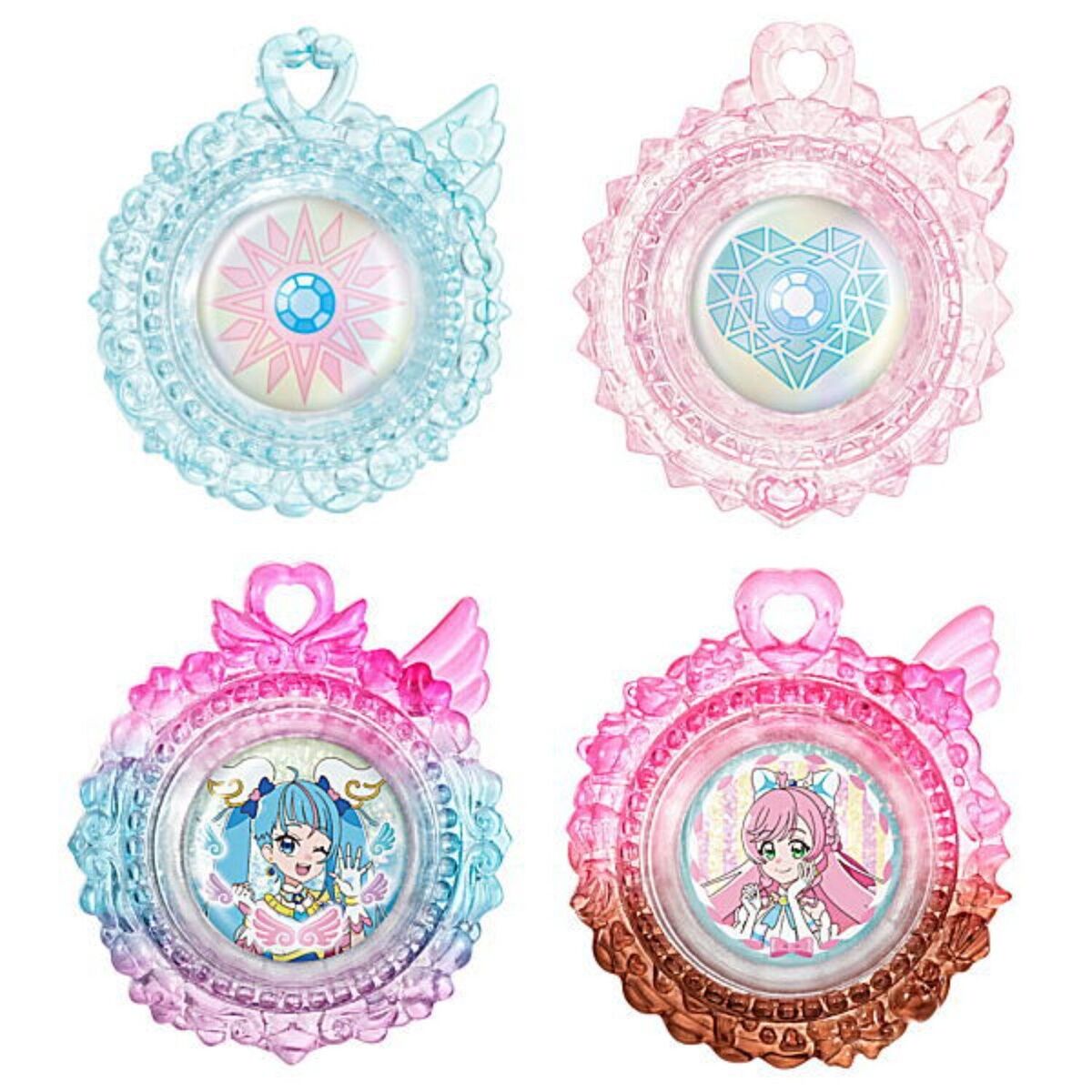 Hirogaru Sky! Precure Pretty Cure swing Capsule Toy 4 Types Full Comp Set  Gacha