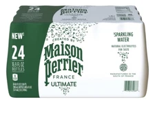 Maison Perrier Sparkling Water, 16.9 fl oz.  Bottles (24 Count)