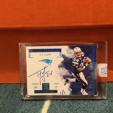 Victory Signatures Ty Law Panini Honors  auto 1/1