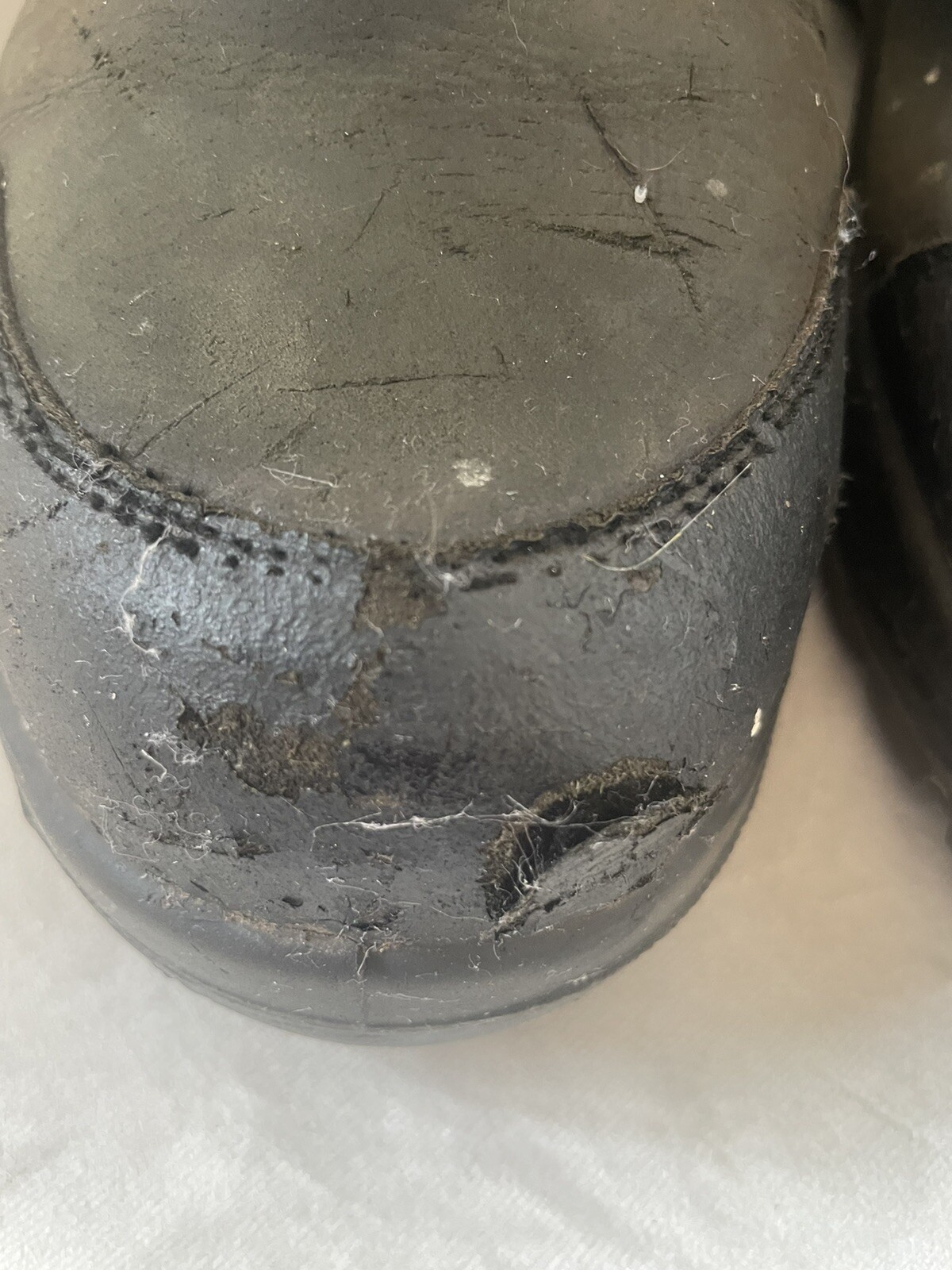 SITE ONYX Steel Cap Safety Work Boots men’s Size UK 12/46 Black Used