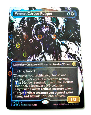 Venser, Corpse Puppet V.2 (Step-and-Compleat Foil) Phyrexia: All Will Be One MTG